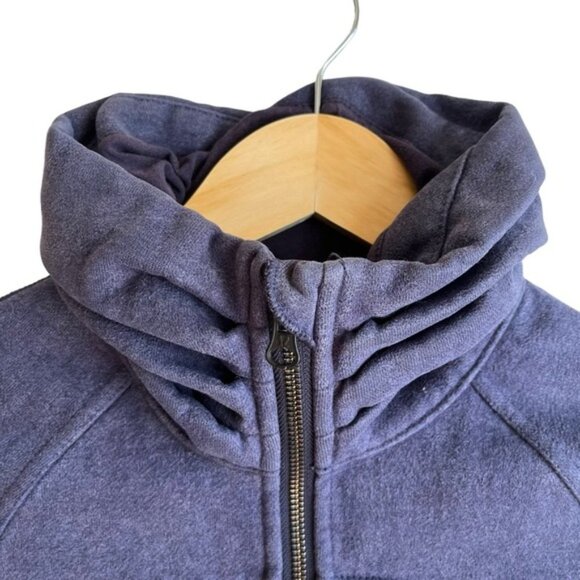 Lululemon Cuddle Up Jacket Size 2 Heathered Blue - Picture 5 of 15